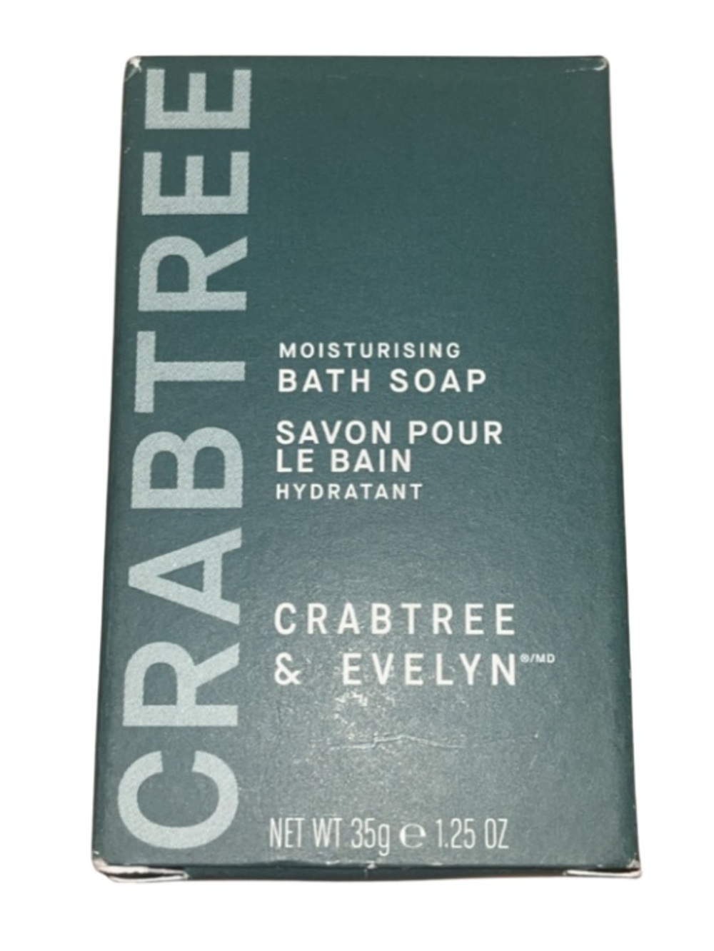 NIB Crabtree & Evelyn Moisturizing Bath Soap
Bar Travel Size 1.25oz 35g